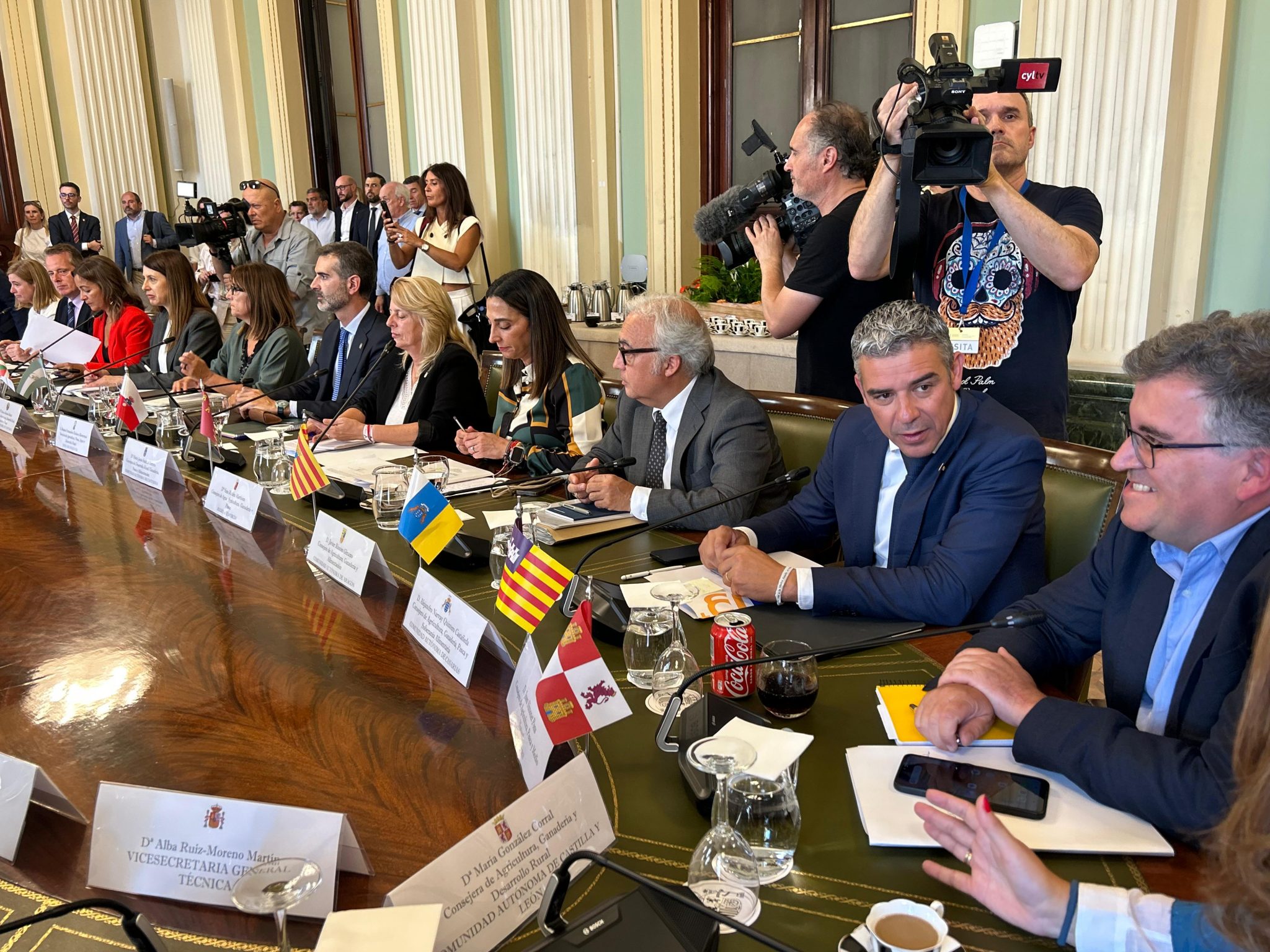 Narvay Quintero en el Consejo Consultivo de Política Agrícola y Pesquera para Asuntos Comunitarios | Foto: Gobierno de Canarias Narvay Quintero en el Consejo Consultivo de Política Agrícola y Pesquera para Asuntos Comunitarios | Foto: Gobierno de Canarias