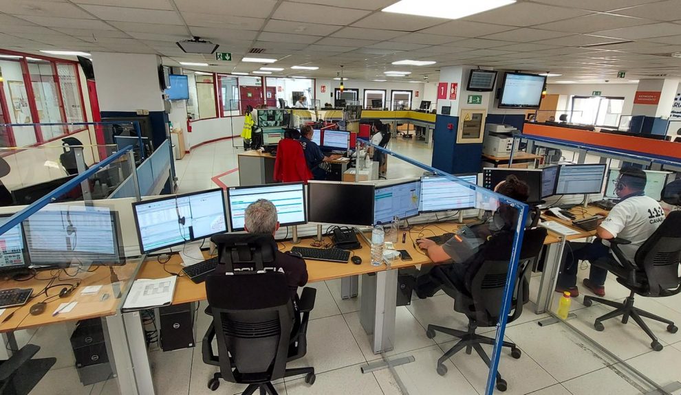 Sala operativa del 112 | Foto: Gobierno de Canarias