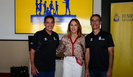 Momento de la charla en la ULPGC | Foto: UD Las Palmas