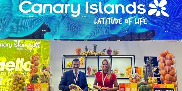 Alejandro Marichal e Ylenia >Vega en la World Travel Market | Foto: Ayuntamiento de SBT