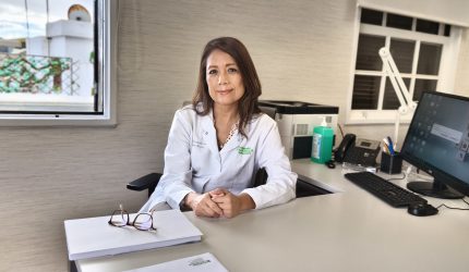 La neumóloga Tatiana Castañeda en su despacho de Hospitales Universitarios San Roque | Foto: HUSR