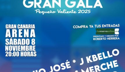 Cartel de la Gala 2025 de Pequeño Valiente