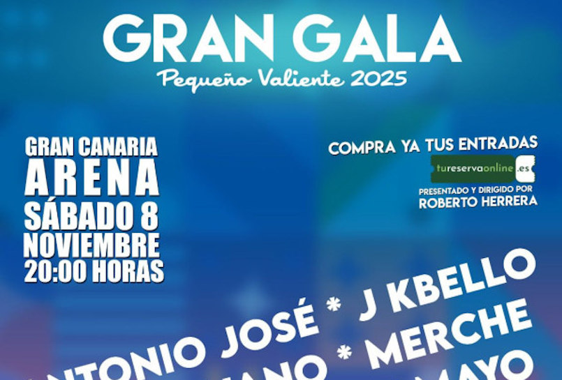 Cartel de la Gala 2025 de Pequeño Valiente