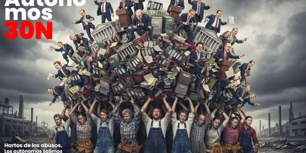 Cartel de la manifestación de autónomos del 30 de noviembre