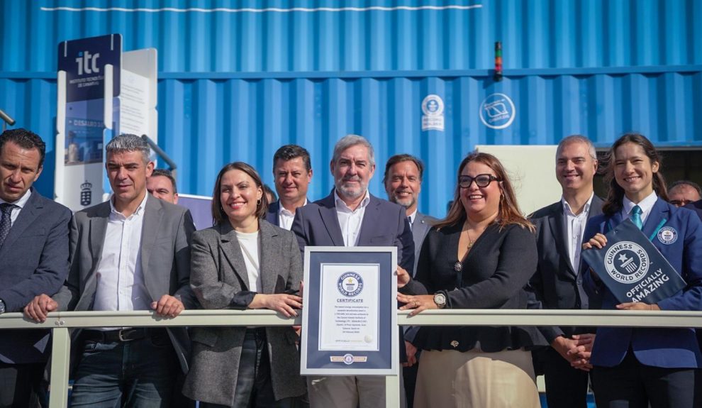 El ITC recibe el título oficial de Guinness World Records | Foto: Gobierno de Canarias
