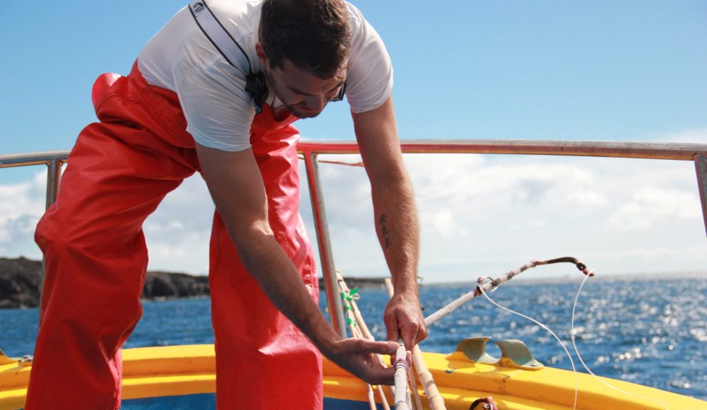 Pescador canario | Foto: Gobierno de Canarias