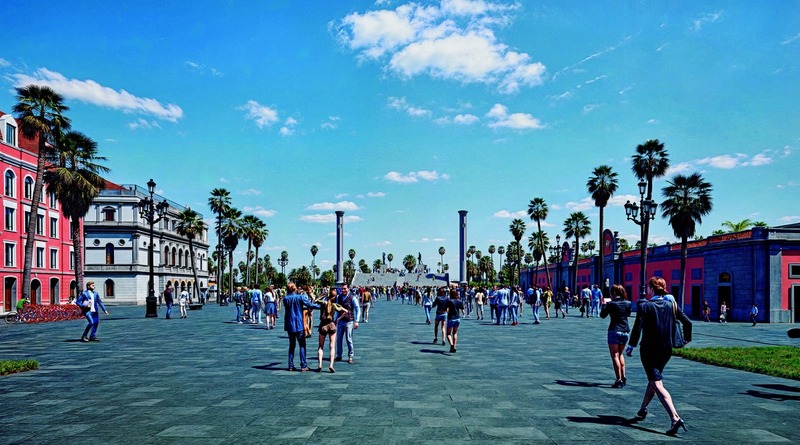 Proyecto del despacho de Sergio Portela para el barranco del Guiniguada | Foto: Ayuntamiento de Las Palmas de Gran Canaria