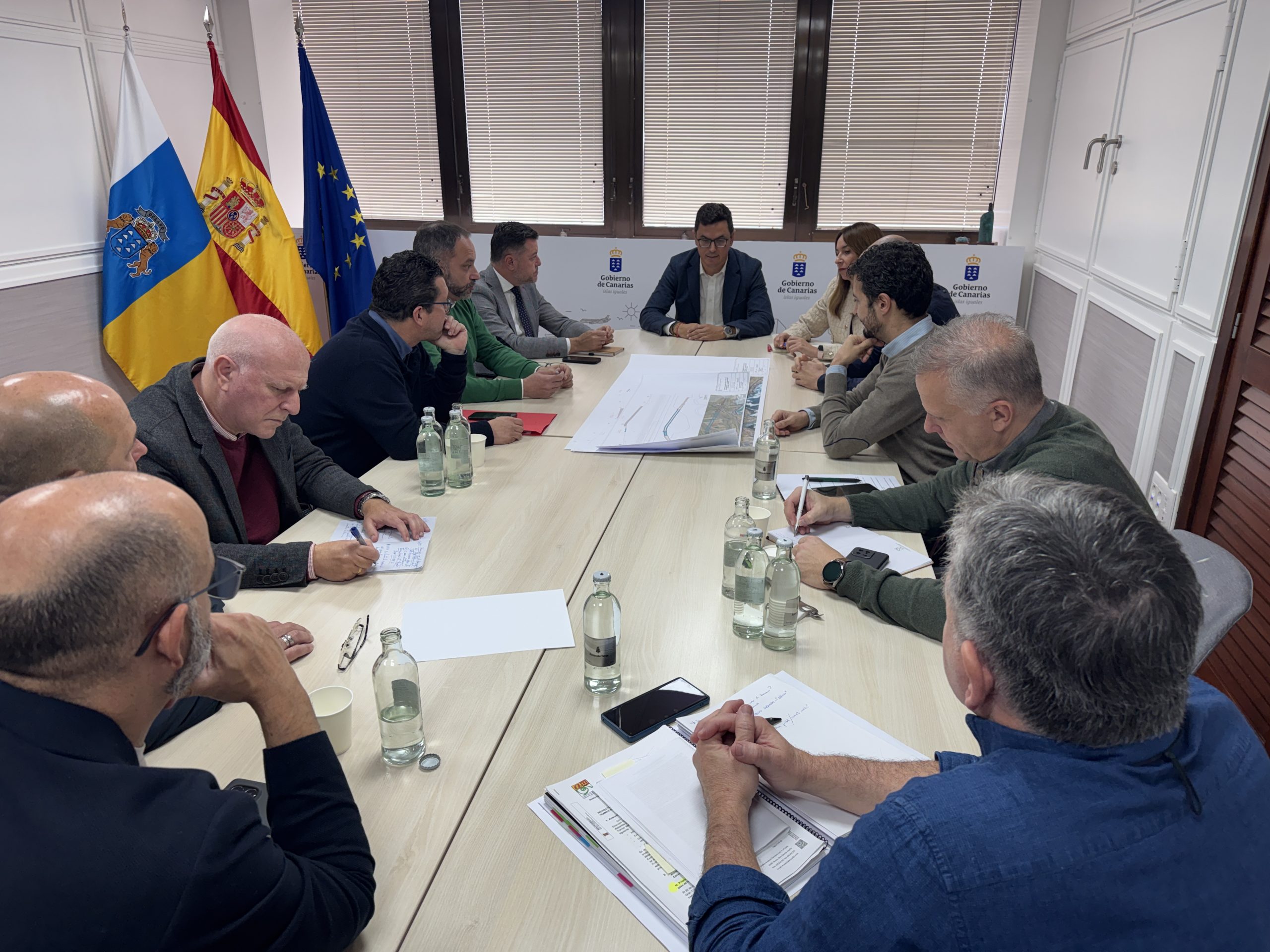 El Ejecutivo y los municipios del norte de Gran Canaria alcanzan un acuerdo para desbloquear el proyecto de trazado de la GC-2 | Foto: Gobierno de Canarias