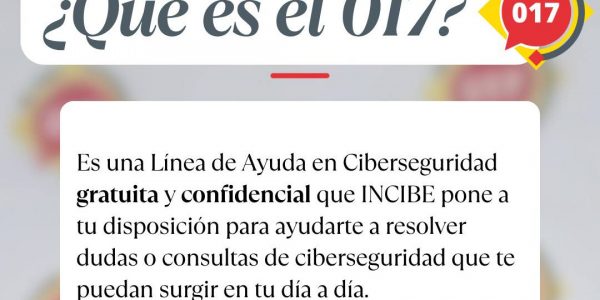 Las consultas al servicio 017 de Incibe crecieron durante 2025