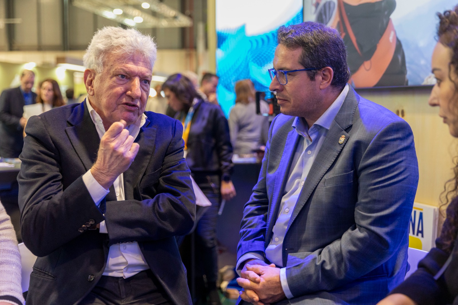 Pedro QUevedo (izquierda) en Fitur 2026 | Foto: Ayuntamiento de Las Palmas de Gran Canaria