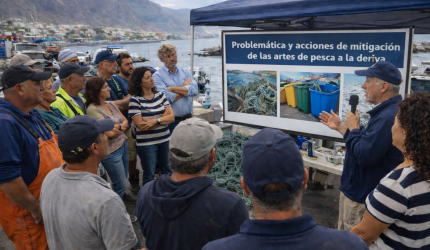 . En el marco del proyecto europeo PHAROS, el denominado Marcolab despliega actividades de ciencia ciudadana | Foto: Plocan