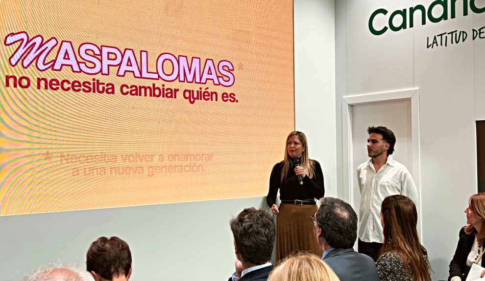 Presentaciòn de la nueva imagen y lenguaje digital que se ha implementado en las redes sociales de Maspalomas Costa Canaria | Foto: Ayuntamiento de San Bartolomé de Tirajana