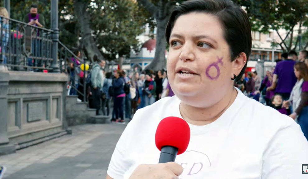 Nereida Vizuete, portavoz de la Red Feminista de Gran Canaria | Foto: Una y Medio