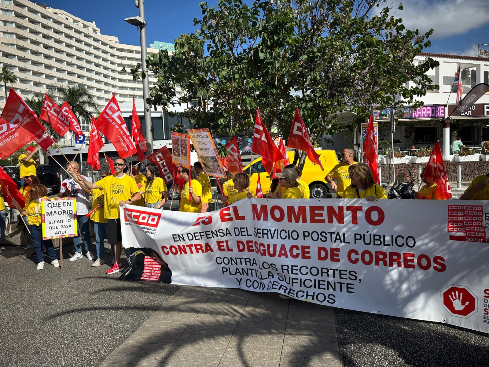 CCOO amenaza con movilizaciones en Santa Cruz de Tenerife por la ...