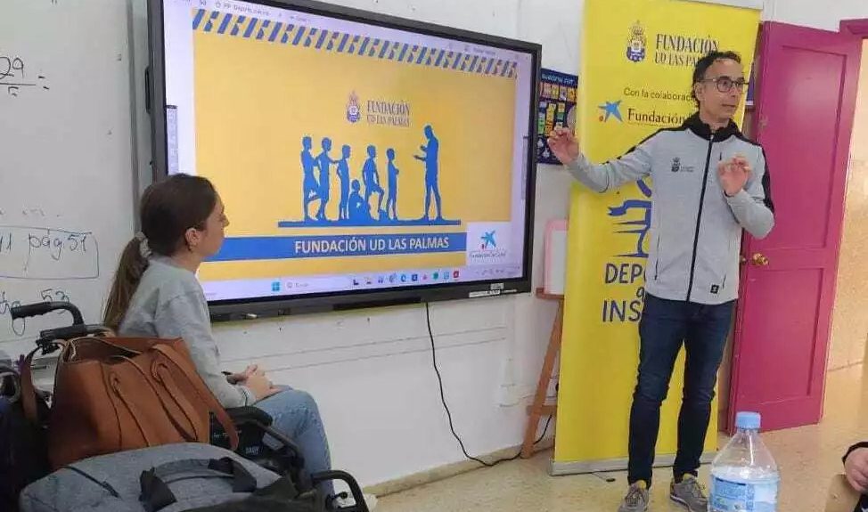 "Deporte Que Inspira" es un proyecto financiado por la Fundación la Caixa | Foto: UD Las Palmas