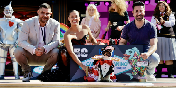 Arepa, primer premio en el CArnaval canino de Las Palmas de Gran Canaria 2026 | Foto: SPLPGC