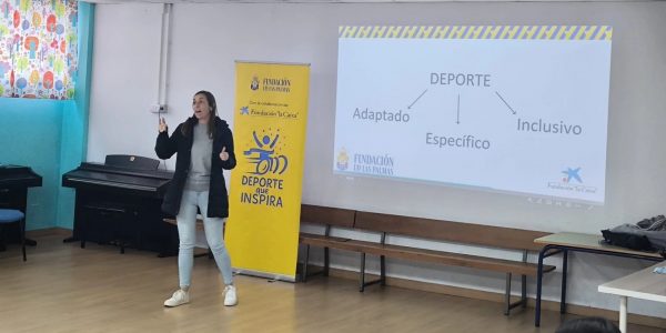 El proyecto 'Deporte Que Inspira' continúa acercando el deporte adaptado a los centros educativos de Gran Canaria | Foto: UD Las Palmas