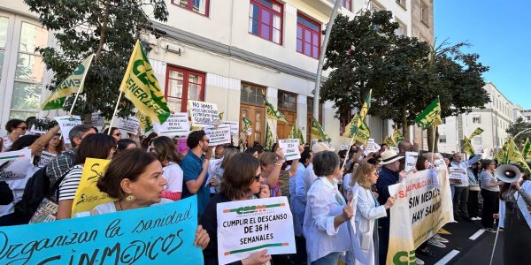 El Colegio de Médicos de Santa Cruz de Tenerife presente en la huelga por un estatuto propio | Foto Colegio de Médicos de Santa Cruz de Tenerife