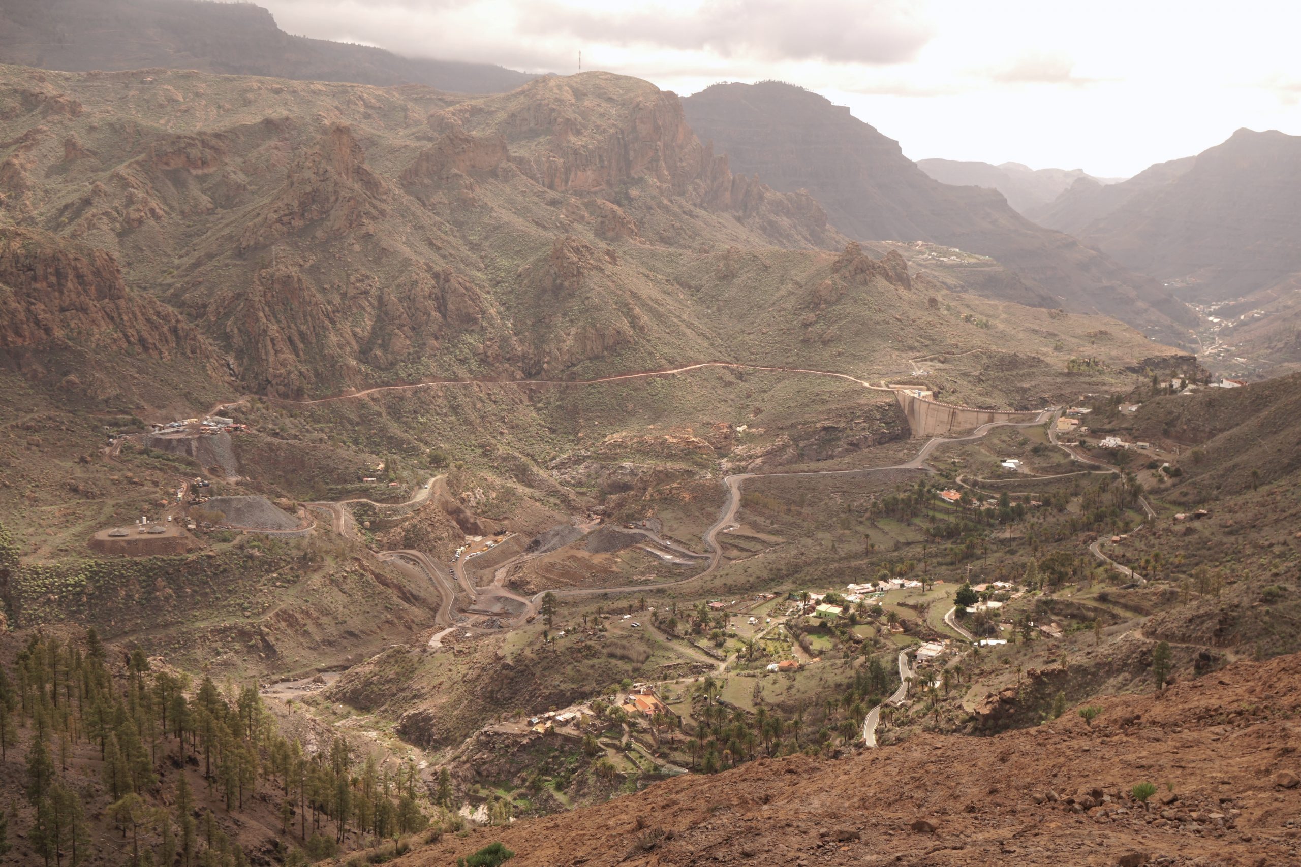 Estado actual del interior del vaso de la Presa de Soria | Foto; Julio Cuenca