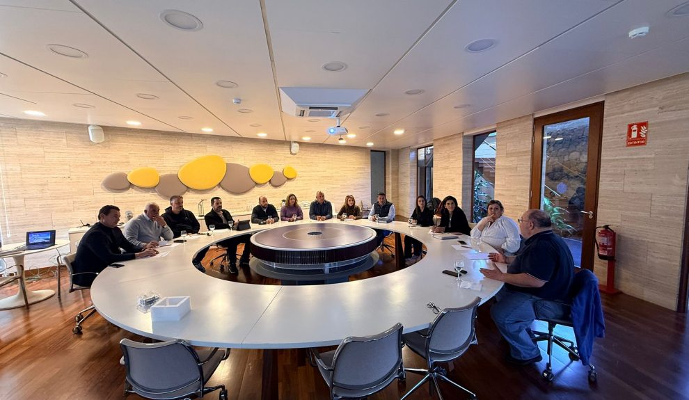 INVOLCAN reunido con los ayuntamientos del sur de la Isla de Tenerife para reforzar la cultura de la prevención ante el riesgo volcánico | Foto: INVOLCAN