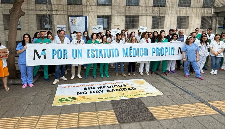 Movilizaciones de médicos en Canarias | Foto: Colegio de Médicos de Las Palmas