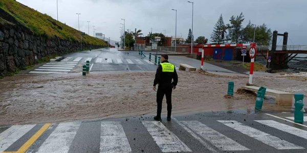 Paso de la borrasca por Arucas | Foto: Radio Arucas - Ayuntamiento de Arucas