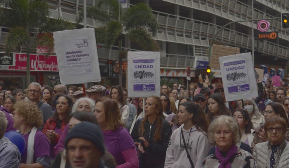 Manifestación del 8-M de 2025 en Las Palmas de GRan Canaria | Foto: UnayMedio