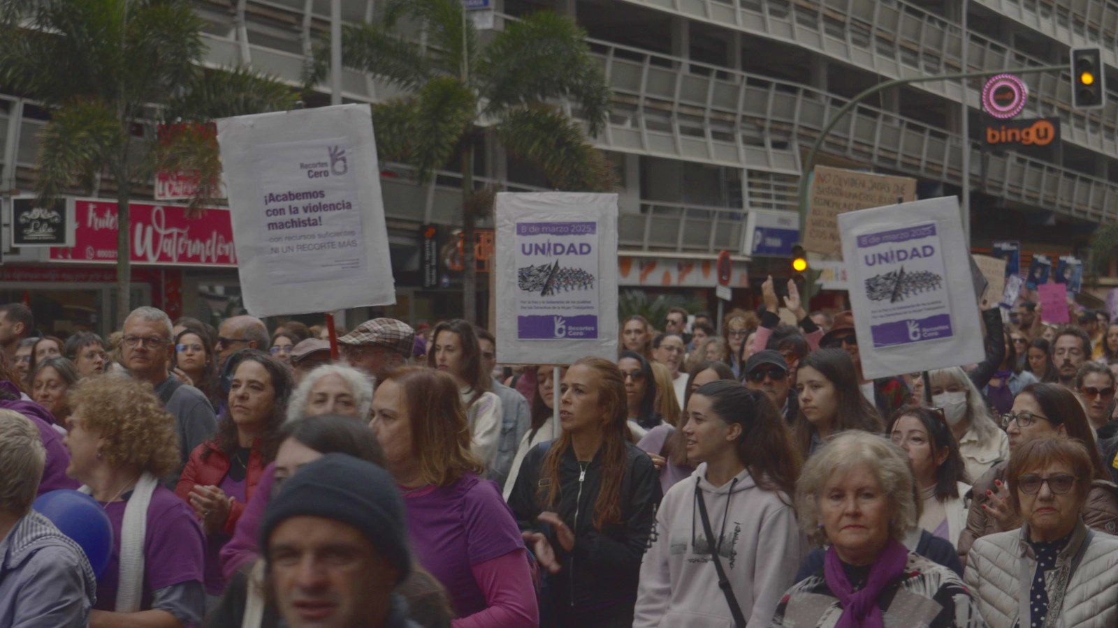 Manifestación del 8-M de 2025 en Las Palmas de GRan Canaria | Foto: UnayMedio