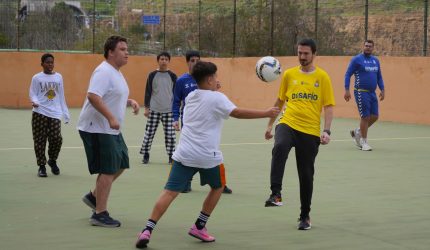 La actividad culminó con la celebración de un partido inclusivo | Foto: UD Las Palmas