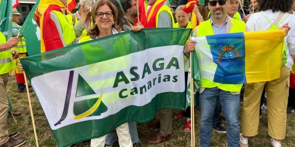 Acción de Asaga en Bruselas | Foto: Asaga Canarias