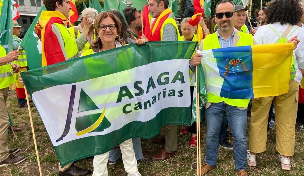 Acción de Asaga en Bruselas | Foto: Asaga Canarias