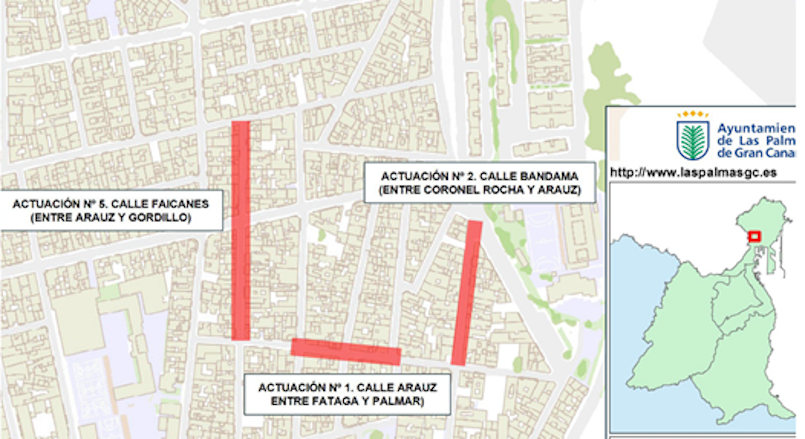 Segunda fase de las obras de saneamiento en La Isleta | Foto: AYuntamiento de Las Palmas de Gran Canaria