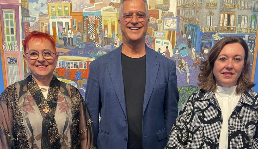 Presentación de la exposición 'Tanja Tamvelius. Cartografías de la memoria y del color' | Foto: Ayuntamiento de Santa Cruz de Tenerife