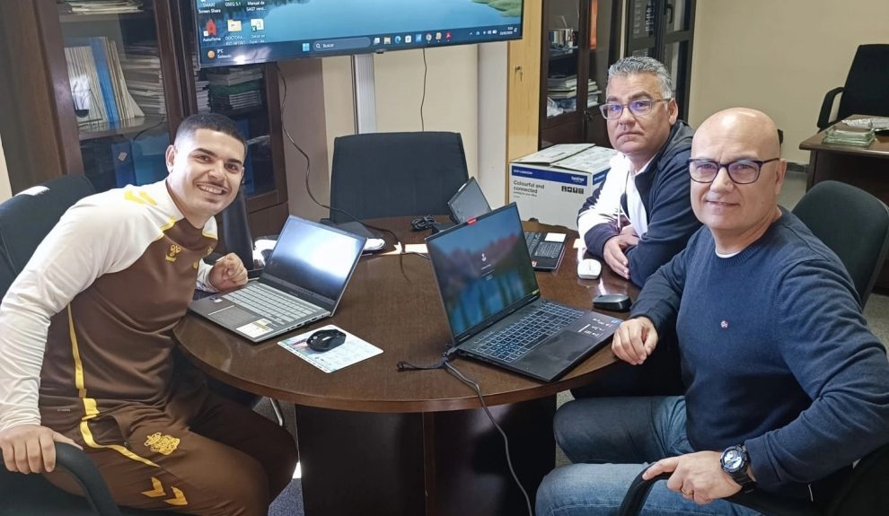 Entre los participantes destacó Alejandro Ojeda, alumno en prácticas en el área de análisis de Las Palmas C | Foto: UD Las Palmas