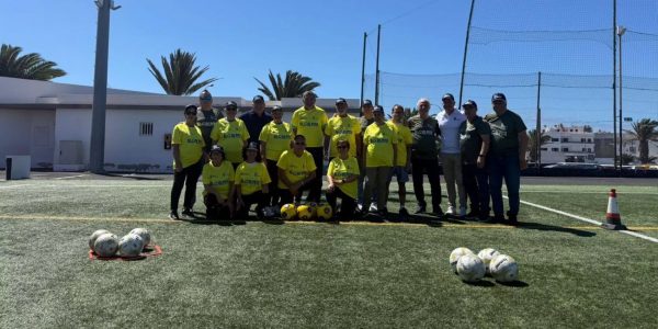 La actividad contó con la participación de los integrantes de los equipos AlGolpito del Centro de Mayores de Arrecife | Foto: UD Las Palmas