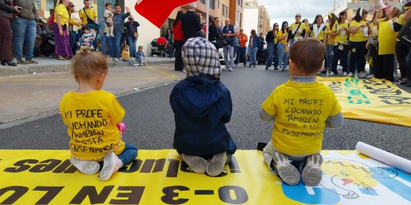 Movilizaciones en defensa de la educación de 0 a 3 años | Foto: CCOO