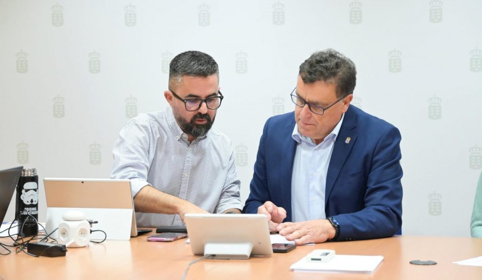 Onán Cruz y Manuel Miranda | Foto: Gobierno de Canarias