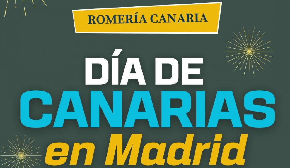 Cartel del Día de Canarias en Madrid
