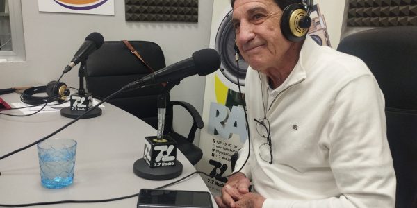 Daniel Carnevali en los estudios de El Espejo Canario