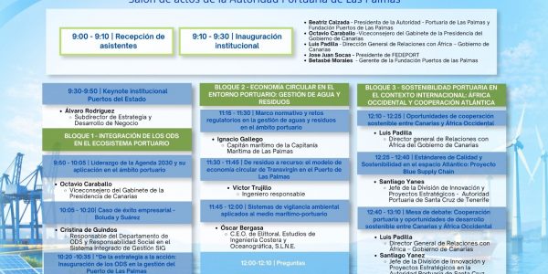 I Jornadas de Sostenibilidad del Puerto de Las Palmas