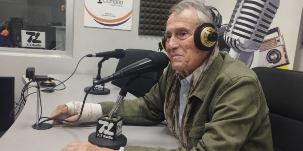 Francisco Rubio Royo en los estudios de El Espejo Canario