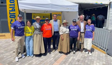 La presencia de AlGolpito en este tipo de encuentros permite seguir dando visibilidad a los objetivos del programa | Foto; UD Las Palmas