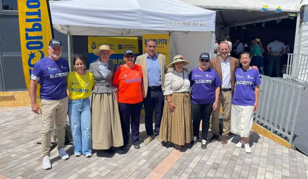 La presencia de AlGolpito en este tipo de encuentros permite seguir dando visibilidad a los objetivos del programa | Foto; UD Las Palmas