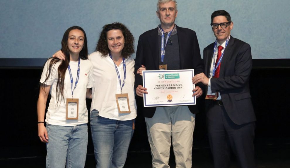 El premio fue entregado en el transcurso del 20º Congreso de la Sociedad Española de Glaucoma celebrado en Toledo | Foto: ULL