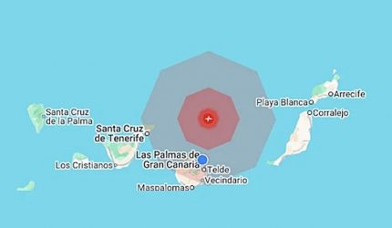Terremoto de magnitud estimada de 4,7 A 59 km de Las Palmas de Gran Canaria | Google