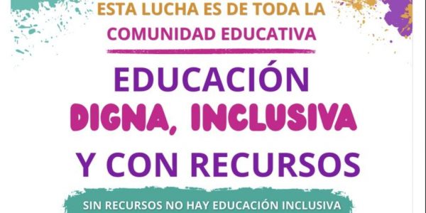 Cartel de la convocatoria de movilizaciones