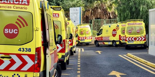 Ambulancias del Servicio Canario de Salud | Foto: FSC-CCOO Canarias