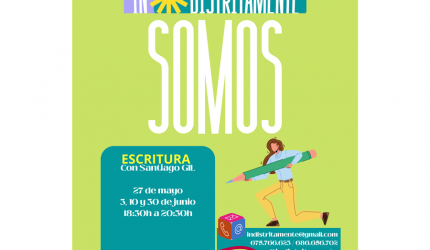 Cartel del taller de escritura