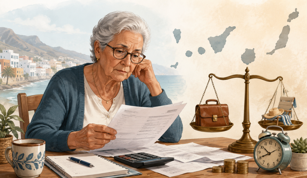 Talavera afirma que hay problemas más urgentes que la reforma de la jubilación flexible, entre ellos la situación de las pensiones no contributivas en Canarias | IA