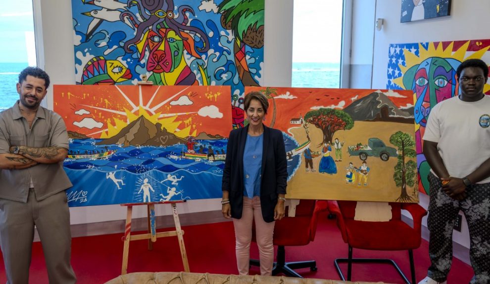 Dos cuadros hermanos unirán Mogán y el Vaticano en un mensaje de esperanza e integracion | Foto: Ayuntamiento de Mogán